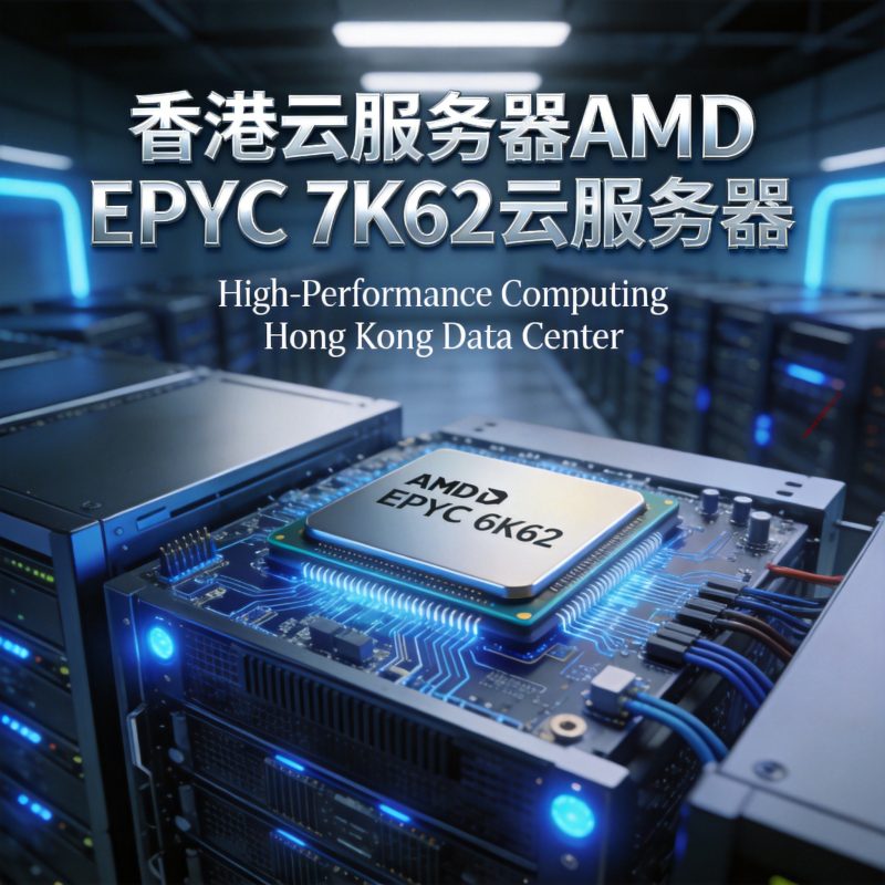 香港云服务器AMD EPYC 7K62云服务器-坤少小屋