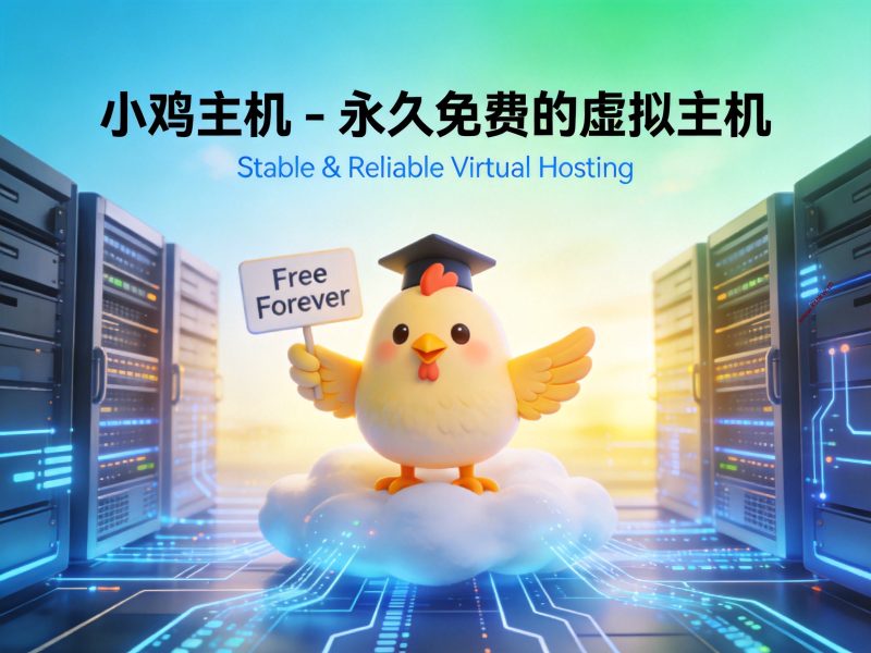 小鸡主机 - 永久免费的虚拟主机-坤少小屋