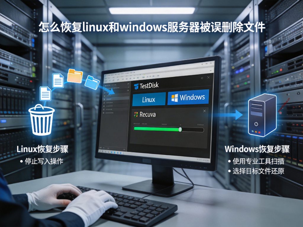 怎么恢复linux和windows服务器被误删除文件-坤少小屋