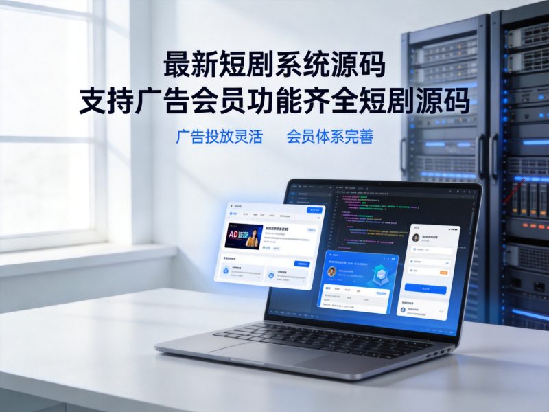 最新短剧系统源码 支持广告会员功能齐全短剧源码-坤少小屋